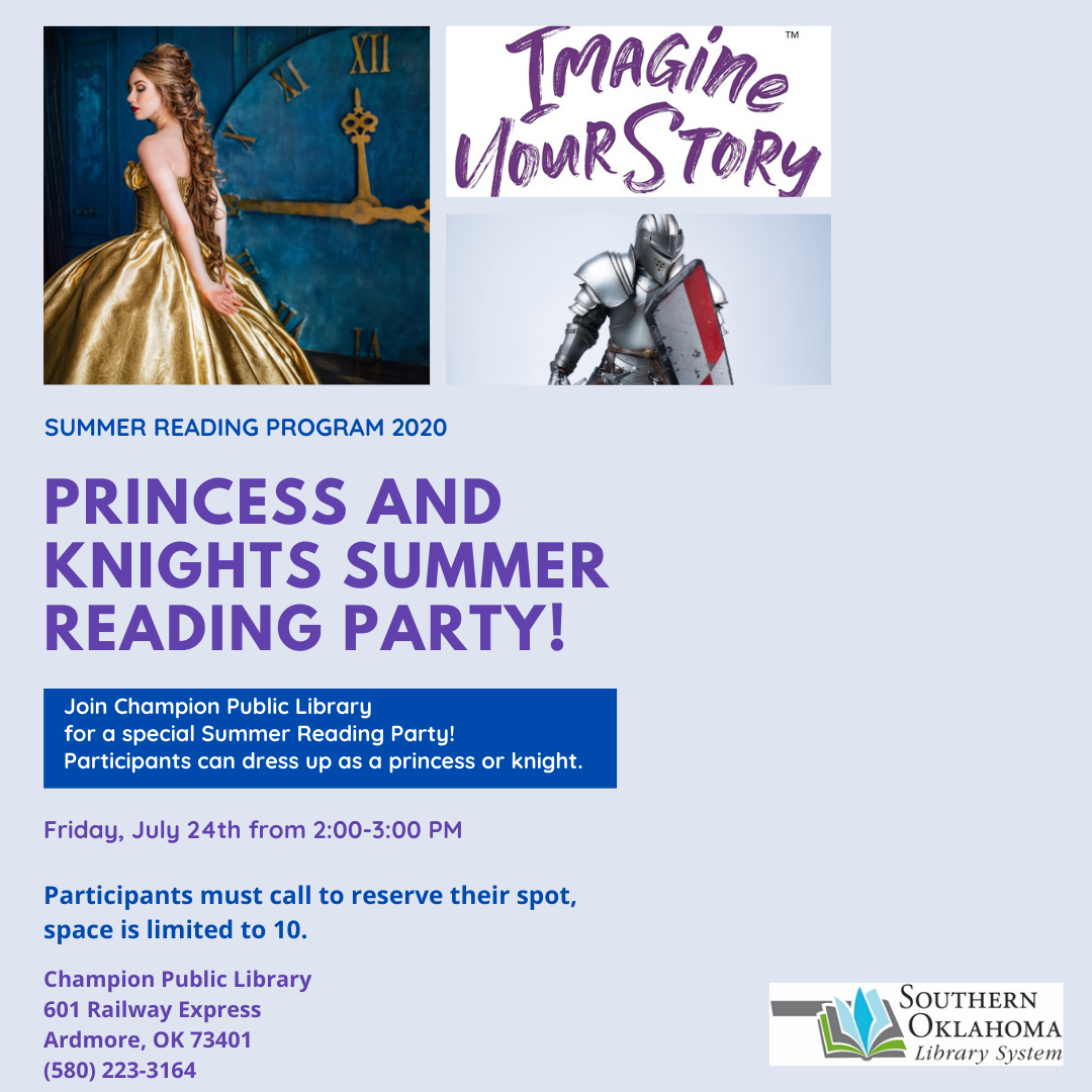 Princess and Knights Summer Reading Party