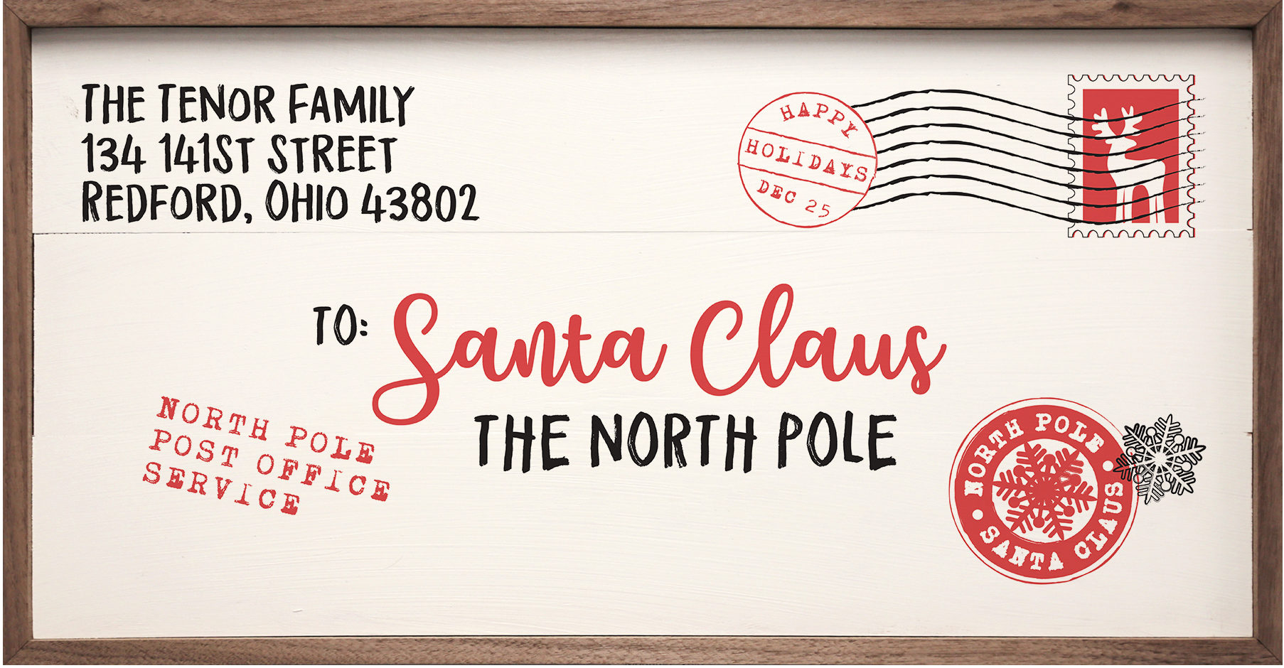 Santa Claus the north pole