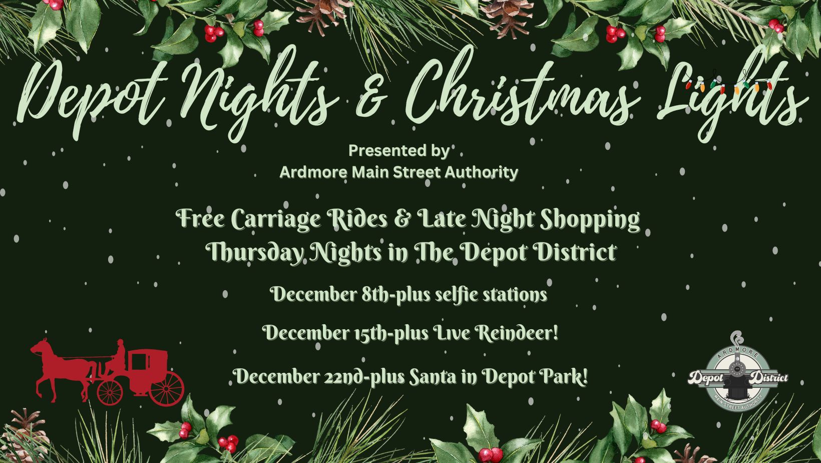 Depot Nights & Christmas Lights